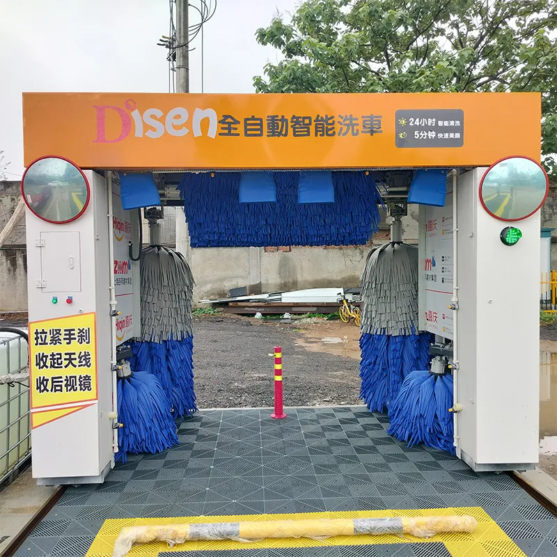 What model of fully automatic car wash machine is suitable for installation in 4S car wash shops